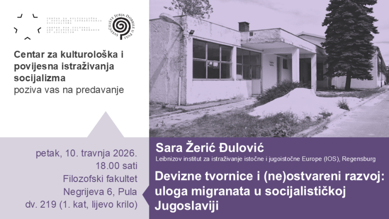 Predavanje – Sara Žerić Đulović o...